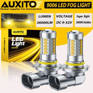 9006 HB4 LED Fog Light Bulbs Yellow Canbus For Lexus LS430 LS460 GS350 GS430 G27 - Picture 1 of 27