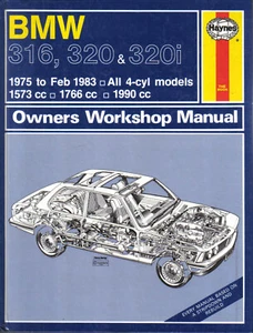 BMW 316 320 & 320i Owners Workshop Manual 1975 - 1983 all 4cyl models by Haynes - Picture 1 of 1