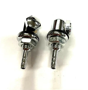 2 Spruzzatori Spruzzini Cromati Tergi Tergicristallo Lava vetro FIAT 500 F L R - Picture 1 of 4