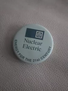 Insignia vintage de energía nuclear - Imagen 1 de 3