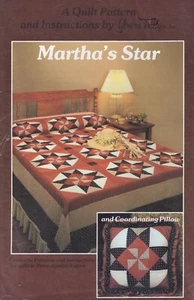 Edredón MARTHA'S STAR Patrón # 3797 Twin-King 3 Tallas + Almohada Tuya Verdaderamente SIN USAR - Imagen 1 de 3
