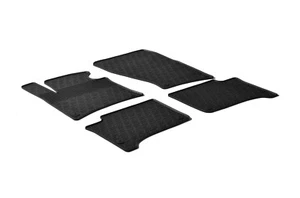All Weather Rubber Floor Mats 2011-2018 Volkswagen VW Touareg - 4 Pieces - Black - Picture 1 of 1