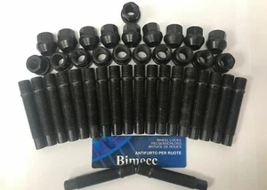 M14 x 1.5 Stud Conversion Kit for VW Volkswagen Cars Including Nuts 82mm Black - Picture 1 of 1