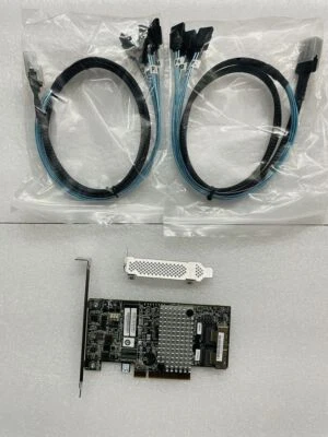 LSI 9272-8i8-Port 6Gbps PCI-e Update 9207-8I IT MODE FW:P20 2308 + 8087 cable - Bild 1 von 4
