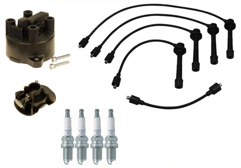 Fits Geo Tracker 96-97 1.6L & Suzuki Sidekick 96-98 1.6L Wires Plugs Tune Up Kit - Изображение 1 из 1