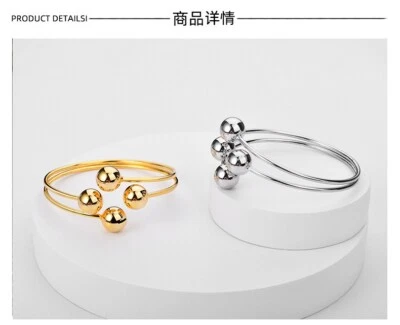 Open Ball Bracelet with  Gold(22K) Gilding or White Gold - Изображение 1 из 4