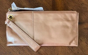 Neu mit Etikett Hobo International Damen-Clutch aus Leder mit Handgelenktasche, Vida, Cameo - Bild 1 von 4
