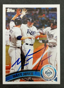 2011 Topps SIGNED: Matt Joyce, RAYS #55