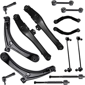 14pc Front Rear Upper Lower Control Arm Sway Bar Tie Rod End for Dodge for Jeep - Picture 1 of 1