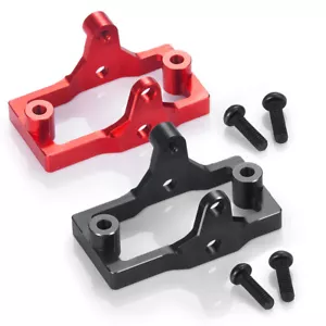 FLYXM For TRX-4M 1/18 RC Car Crawler Upgrade Black/Red Aluminum Servo Mount Part - Picture 1 of 12