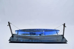 Kosta Boda Bertil Vallien boat - CROSSING - sign & num lim objeto de arte 60 Ex. NUEVO - Imagen 1 de 3