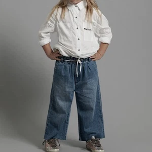 NWT One Teaspoon Girls Bonnie Denim Pants Sz 8-9 - Picture 1 of 11