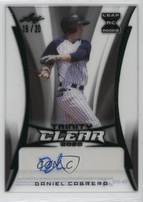2020 Leaf Trinity Clear Auto Green 19/20 Daniel Cabrera #CA-DC2 - Image 1 of 3