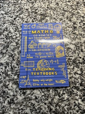Teaching Textbooks Math 6-CD's Only - Image 1 of 2