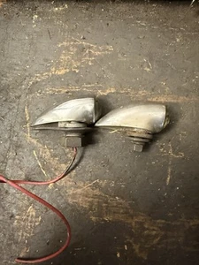 ANTIGUAS Luces de guardabarros traseras Harley Knucklehead Panhead Flathead Indian Chopper 91G - Imagen 1 de 13
