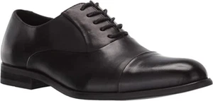 New. Kenneth Cole Reaction Men's Kylar Lace Up Oxford Shoes Size US 9.5 M Black - Picture 1 of 5