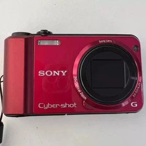 Sony Cyber-shot DSC-H70 16.1MP 10x Optical Zoom Digital Camera - Red - Picture 1 of 11