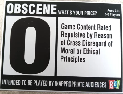 Obscene What's Your Price? NEW Card Game Night Go! Ages 21+ 2-6 Players Adult - Image 1 of 4