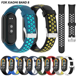 Silikon Armband für Xiaomi Mi Band 8 NFC Fitness Tracker Smartwatch Ersatzband - Bild 1 von 73
