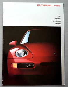 1992 PORSCHE 968 SERIE ~ 928 GTS SERIE ~ 911 SERIE KATALOG PROSPEKT ~ 16 SEITEN - Bild 1 von 8
