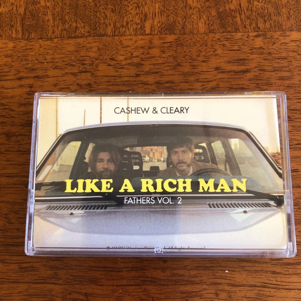 Cashew & Cleary Like a Rich Man FATHERS VOL 2 (2015 EP) very rare cassette tape  - Image 1 of 3