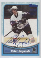 1999-00 Bowman CHL Auto Peter Reynolds #BA37 Auto