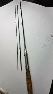 VINTAGE RAINBOW METAL 3 PIECE FLY FISHING ROD 7' 4"   - Picture 1 of 6