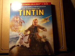 DVD Tintin Le secret de la licorne Blu ray et DVD S. Spielberg