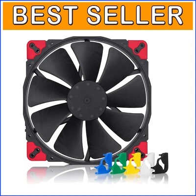 NF-A20 4-Pin PWM Fan - Customizable Black Cooling Solution for PC Enthusiasts - Image 1 of 4