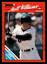 1990 Donruss Matt Williams #1 San Francisco Giants