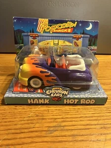 Vintage 2001 The Chevron Cars Hank Hot Rod Whitewall Tires Flames Collectible - Picture 1 of 4