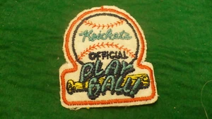 Baseball softball crest patch Krickets Official Play Ball 2" X 2.25" - Imagen 1 de 1
