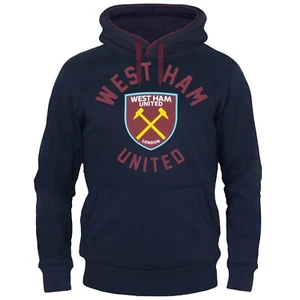 West Ham United Hoodie Mens Large Official Sweatshirt Hooded Top WHH8 - Picture 1 of 1