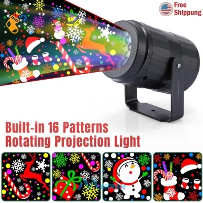 Luz Proyector LED Navidad Movimiento Exterior Paisaje Escenario Navidad Lámpara Efecto 26 Foto 1 de 4