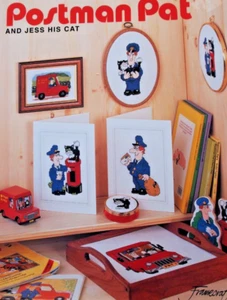 Framecraft Cross Stitch Charts - POSTMAN PAT & JESS HIS CAT - 5 Designs in VGC - Picture 1 of 3