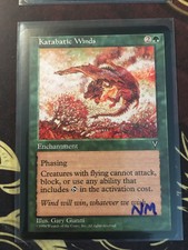 MTG 1x Katabatic Winds NM RESERVED LIST Magic Gathering Visions Legacy RL EDH x1