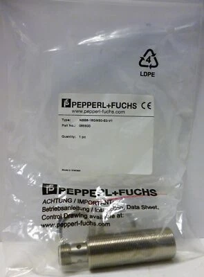 Pepperl NBB8-18GM50-E0-V1 Inductive Proximity Sensor - Image 1 of 4
