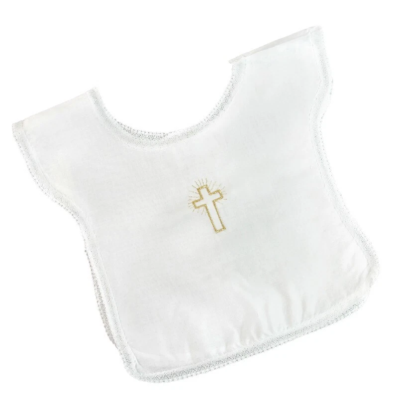 Vestina bianca Battesimale ricamo croce - Immagine 1 di 1