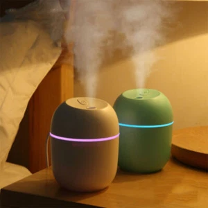 Portable Ultrasonic Air Humidifier Aroma Essential Oil Diffuser USB Mist Maker - Picture 1 of 12