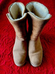 Botas UGG Amie clásicas forradas de piel de oveja #1013428 camel/bronceado para mujer talla 7 - Imagen 1 de 9