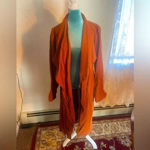 Express: Rostorange Staubmantel Strickjacke 10 - Bild 1 von 5