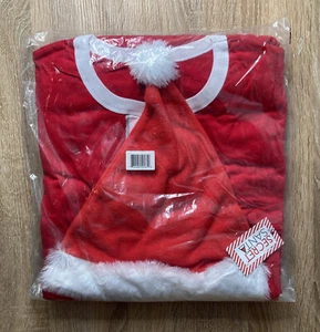 Santa Claus Cosplay Costume Tee Lounge Pants and Hat Christmas Men’s Size XL New - Picture 1 of 7