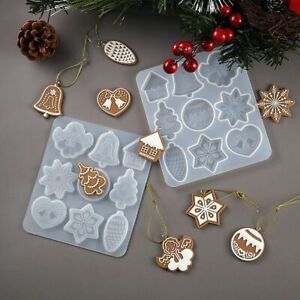 1pc Snowflake Elk Silicone Molds Crystal Epoxy Resin Mold Jewelry Making Supplie