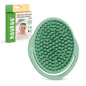Silicone Shampoo Brush - Cradle Cap Brush Comb - Baby Hair Scrubber - Scalp Mass - Picture 1 of 8