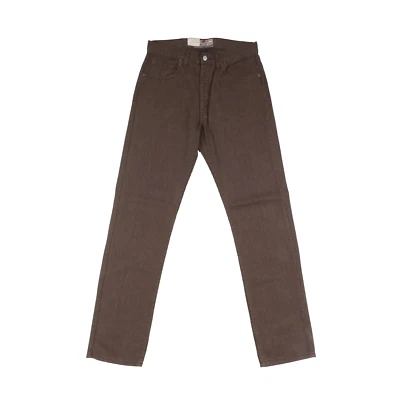 Jeans Levi's 458 Melange Overdyed W32 L34 Velours Marron (Cod.SJ821) Deadstock - Photo 1/3