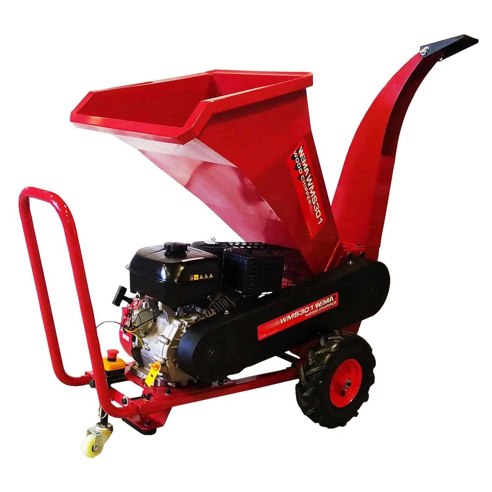 Holzhacker  Gartenhäcksler Benzinmotor 18 PS Schredder Holzschredder WMS 301 TOP - Bild 1 von 4
