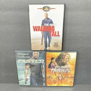 Dwayne The Rock Johnson DVD Lot of 3 Drama Action Thriller Movies **Pre-owned**
