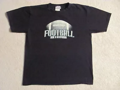 BOYS LG 12-14 PRO SPIRIT FOOTBALL THERE IS NO OFF SEASON BLK SHORT SLEEVE SHIRT - Image 1 of 2