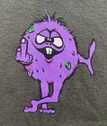 HUF SKATEBOARDS - CAMACHO FIGURE TEE - L - GREEN S/S T-SHIRT FLICKING THE BIRD