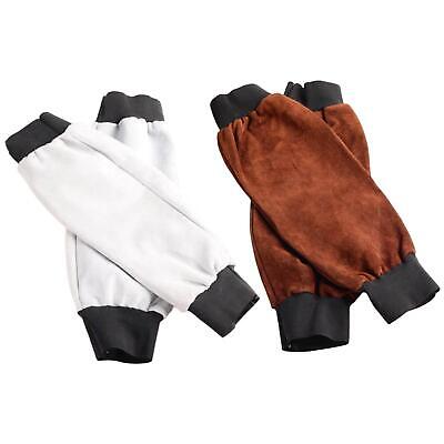Welding Sleeves W/ Elastic  Protective Sleeves Flame Resistant Arm Guard • 29.77£